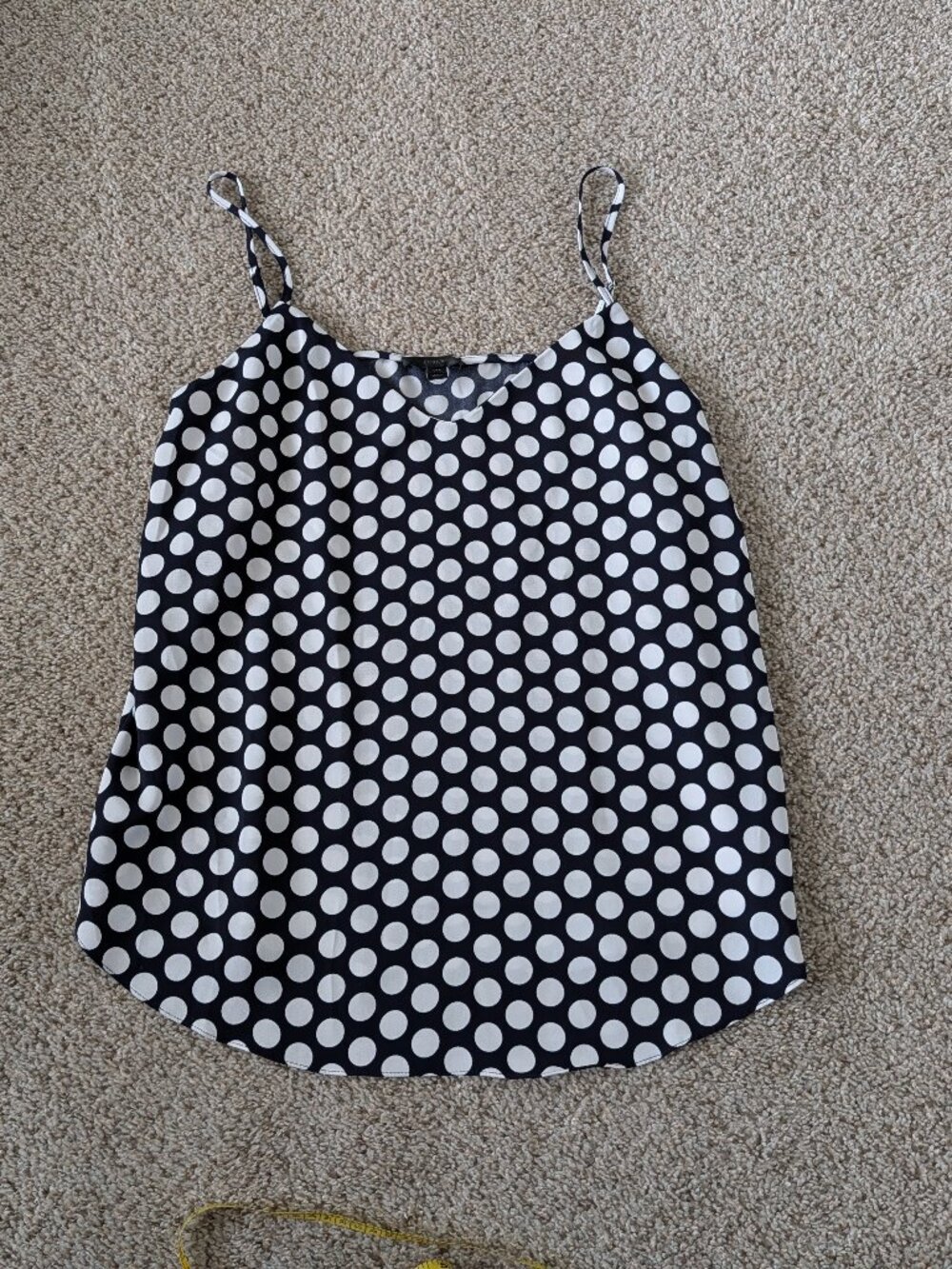 NWOT J Crew Navy/White Tank Top/Blouse 14T (14 Tall)